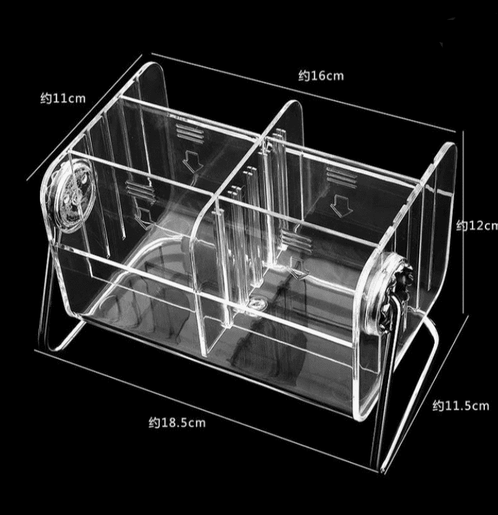 Acrylic Clear Remote Control Holder, 360 Rotating Desktop Makeup Cosmetic Storage Box, Glasses Sundries Organizer Acrylic Clear Remote Control Holder, 360 Rotating Desktop Makeup Cosmetic Storage Box, Glasses Sundries Organizer